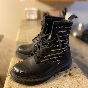 “For Those Who Sin” Custom Doc Martins